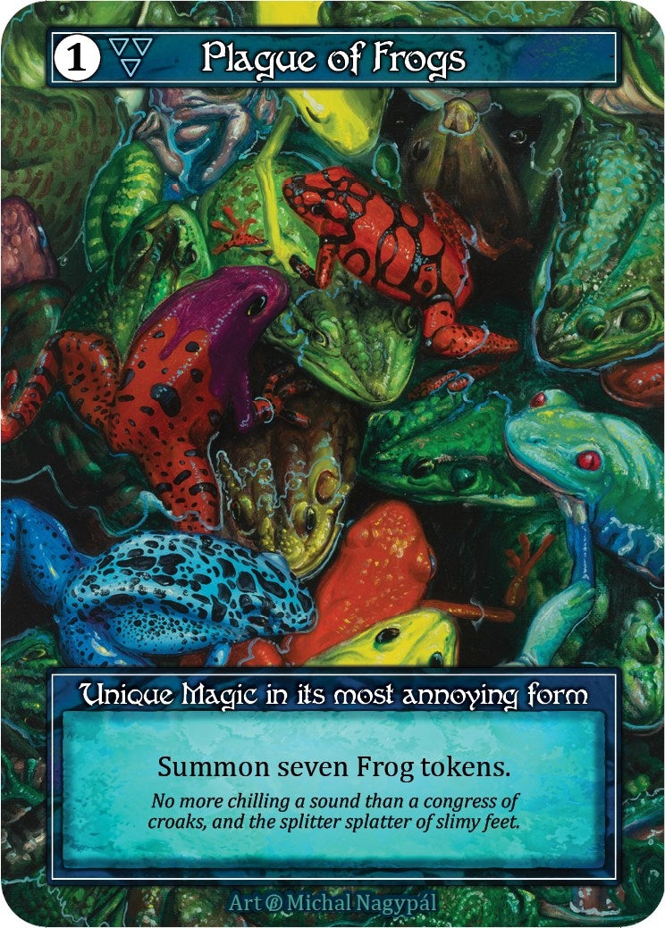 Image for Plague of Frogs (Foil) (Beta) - Sorcery: Contested Realm