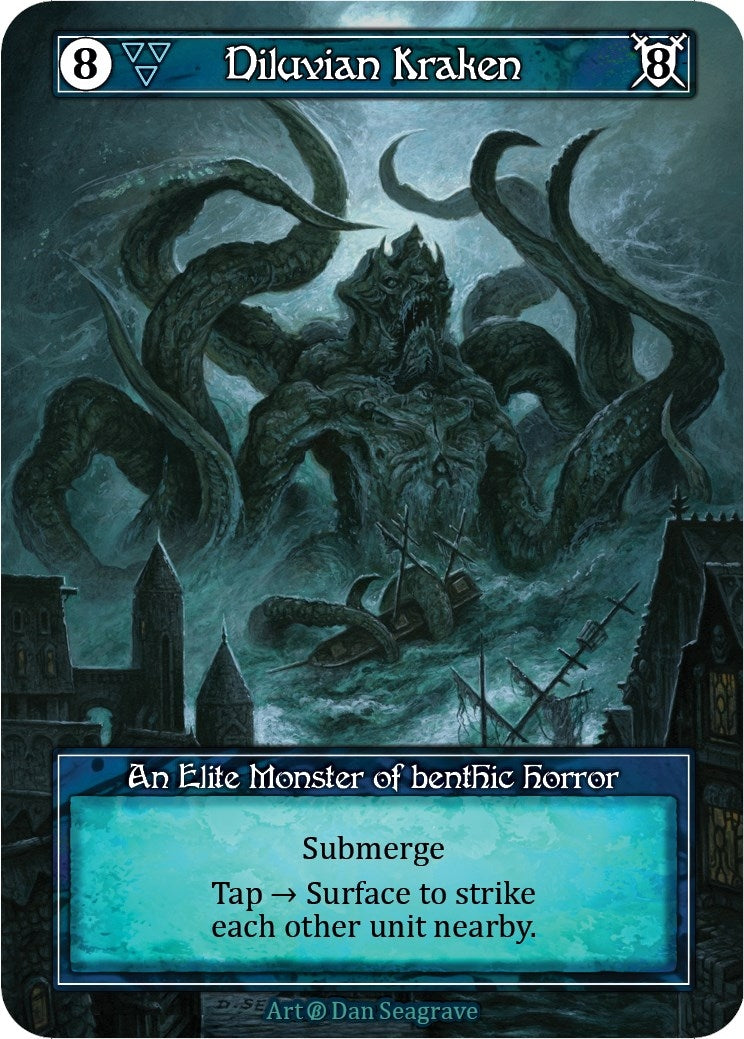 Image for Diluvian Kraken (Foil) (Beta) - Sorcery: Contested Realm