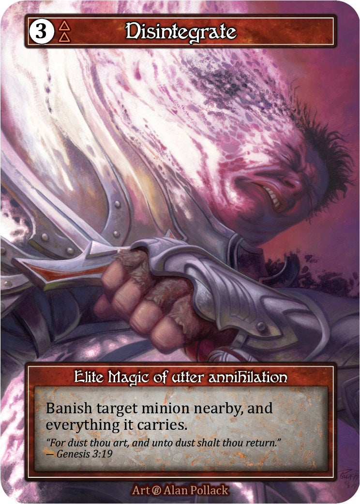 Image for Disintegrate (Foil) (Beta) - Sorcery: Contested Realm