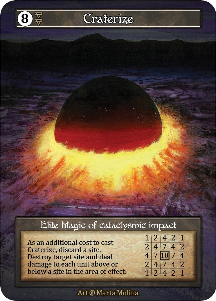 Image for Craterize (Foil) (Beta) - Sorcery: Contested Realm