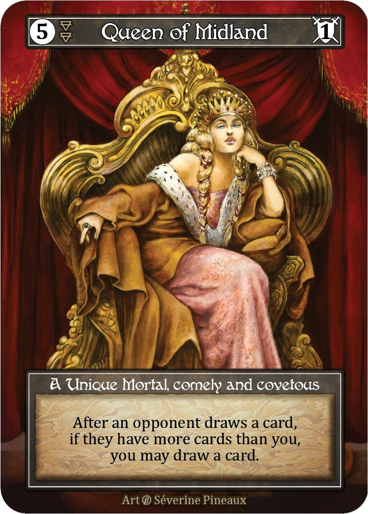 Image for Queen of Midland (Foil) (Beta) - Sorcery: Contested Realm