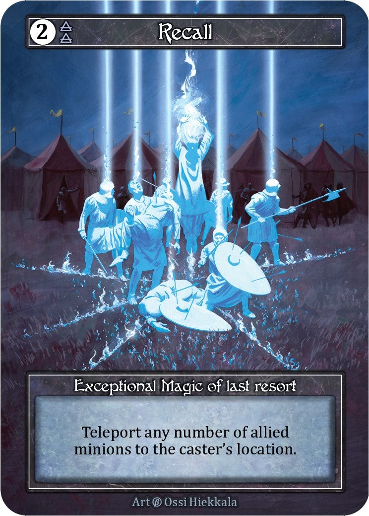 Image for Recall (Foil) (Beta) - Sorcery: Contested Realm
