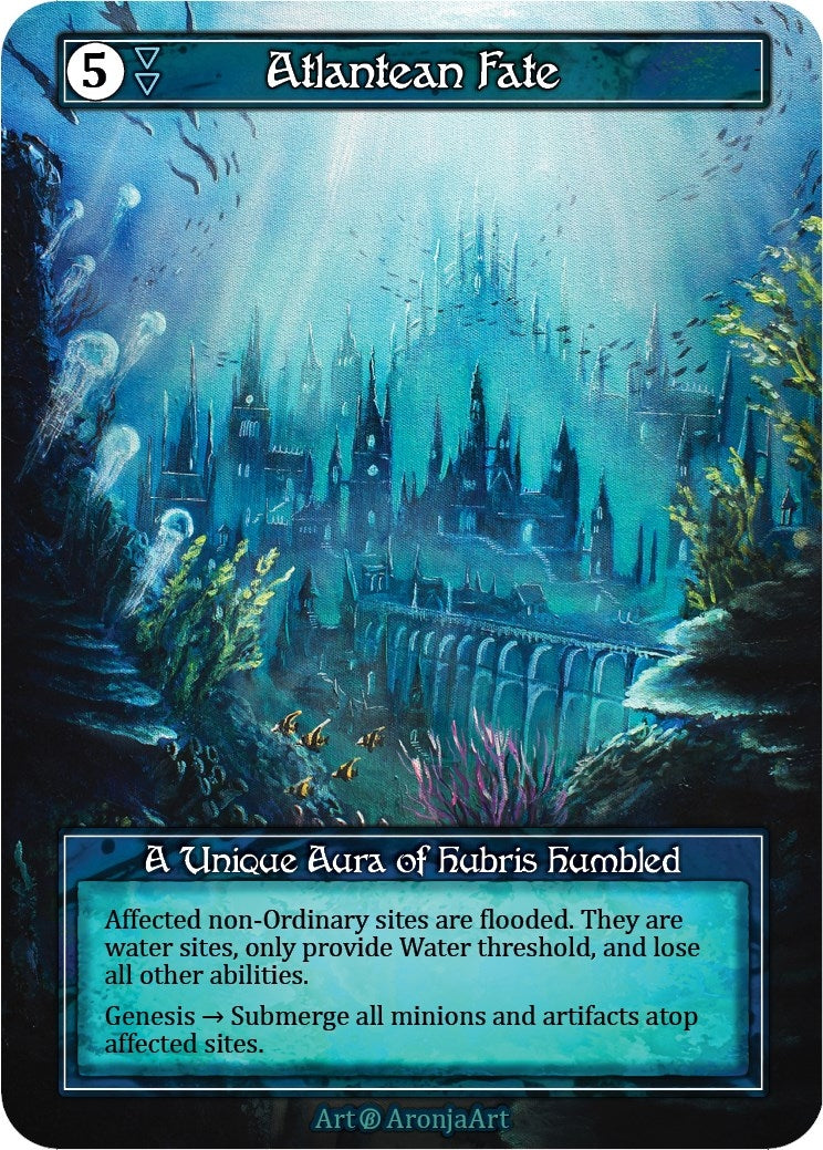 Image for Atlantean Fate (Foil) (Beta) - Sorcery: Contested Realm