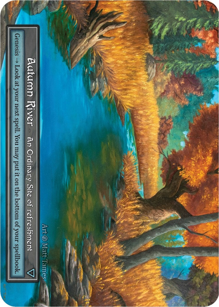 Image for Autumn River (Foil) (Beta) - Sorcery: Contested Realm