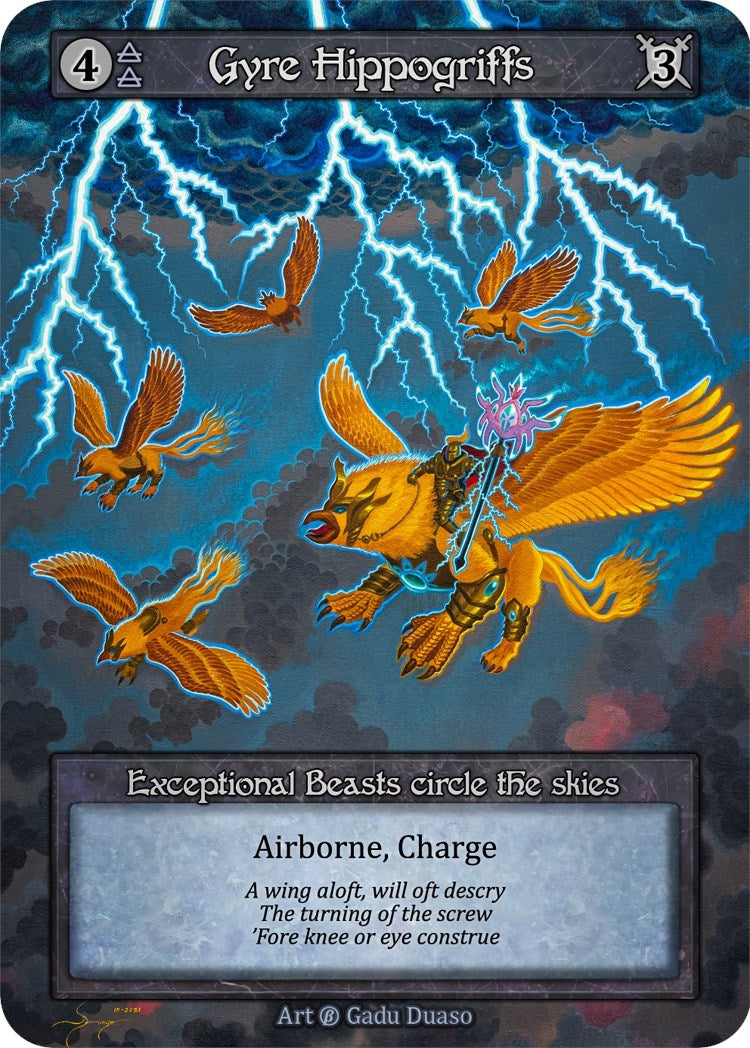 Image for Gyre Hippogriffs (Beta) - Sorcery: Contested Realm