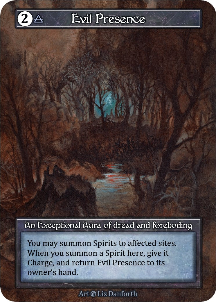 Image for Evil Presence (Foil) (Beta) - Sorcery: Contested Realm