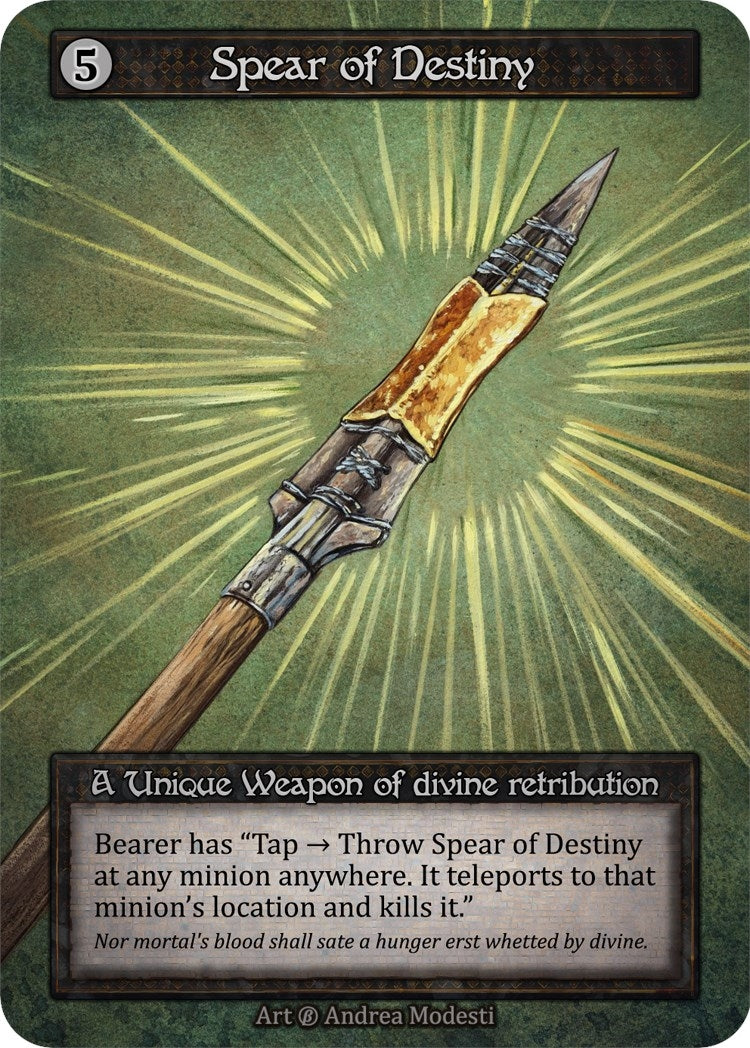 Image for Spear of Destiny (Beta) - Sorcery: Contested Realm