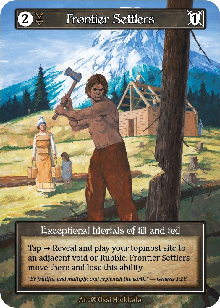 Image for Frontier Settlers (Foil) (Beta) - Sorcery: Contested Realm