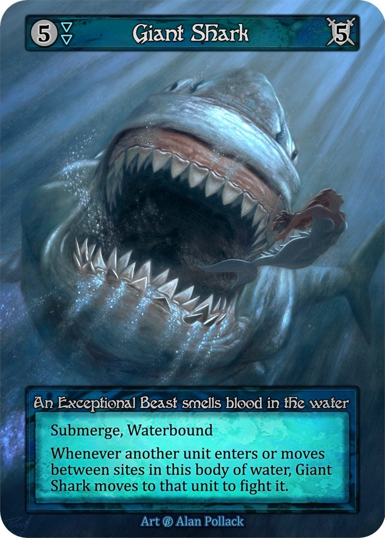 Image for Giant Shark (Beta) - Sorcery: Contested Realm