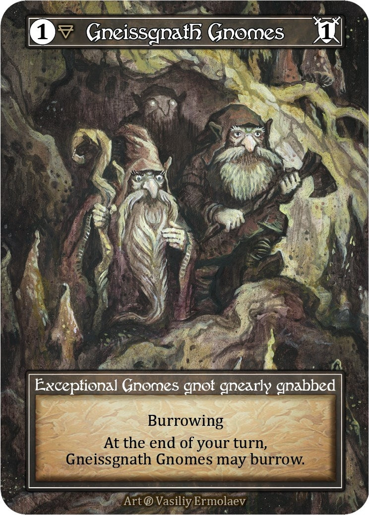 Image for Gneissgnath Gnomes (Foil) (Beta) - Sorcery: Contested Realm