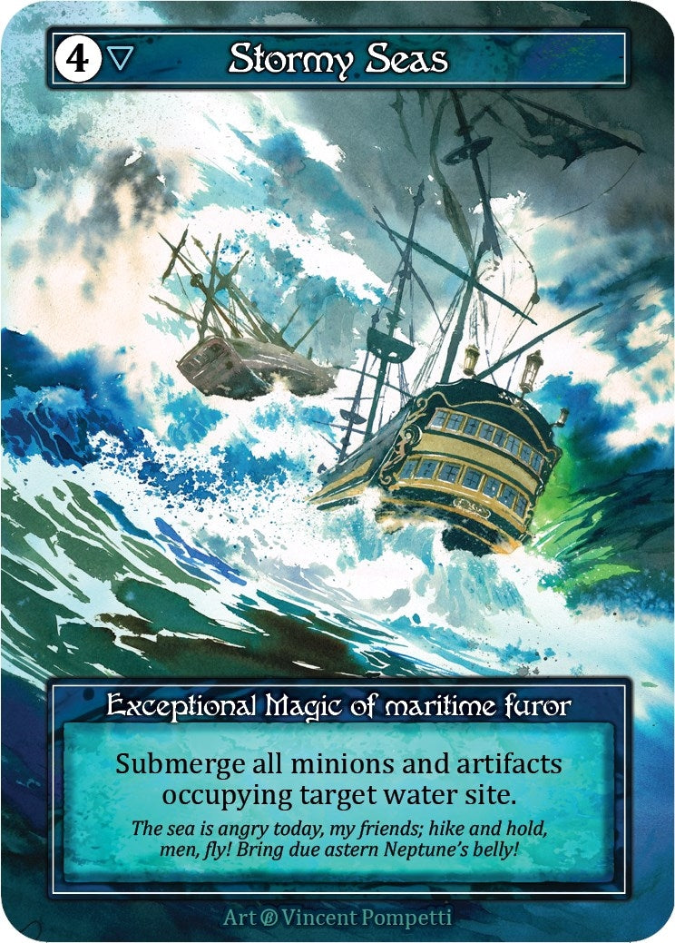 Image for Stormy Seas (Foil) (Beta) - Sorcery: Contested Realm