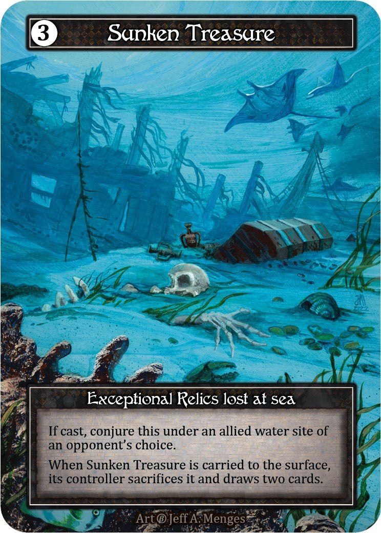 Image for Sunken Treasure (Foil) (Beta) - Sorcery: Contested Realm