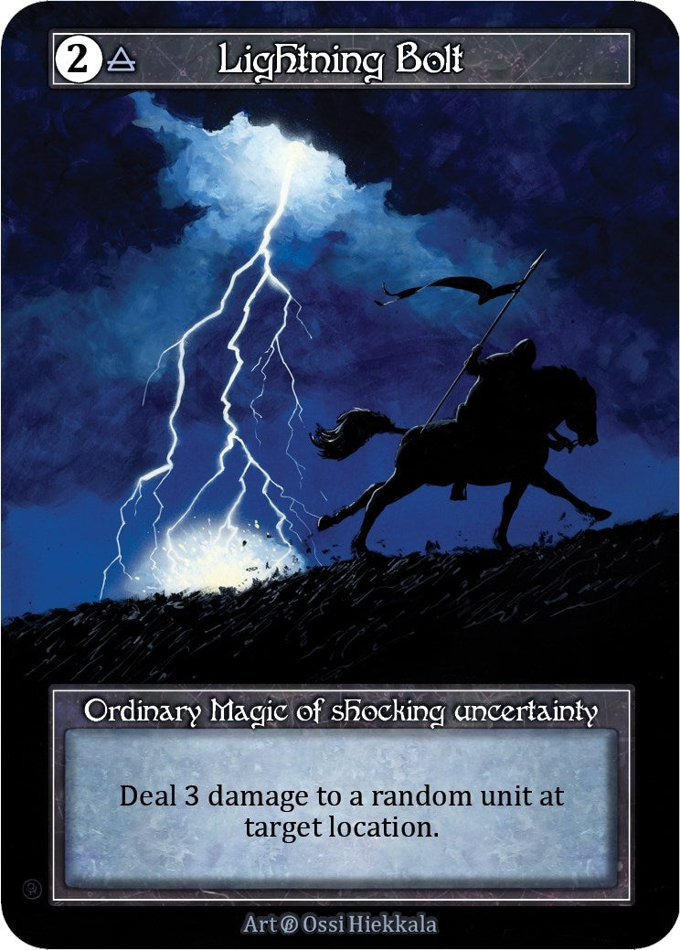Image for Lightning Bolt (Foil) (Beta) - Sorcery: Contested Realm