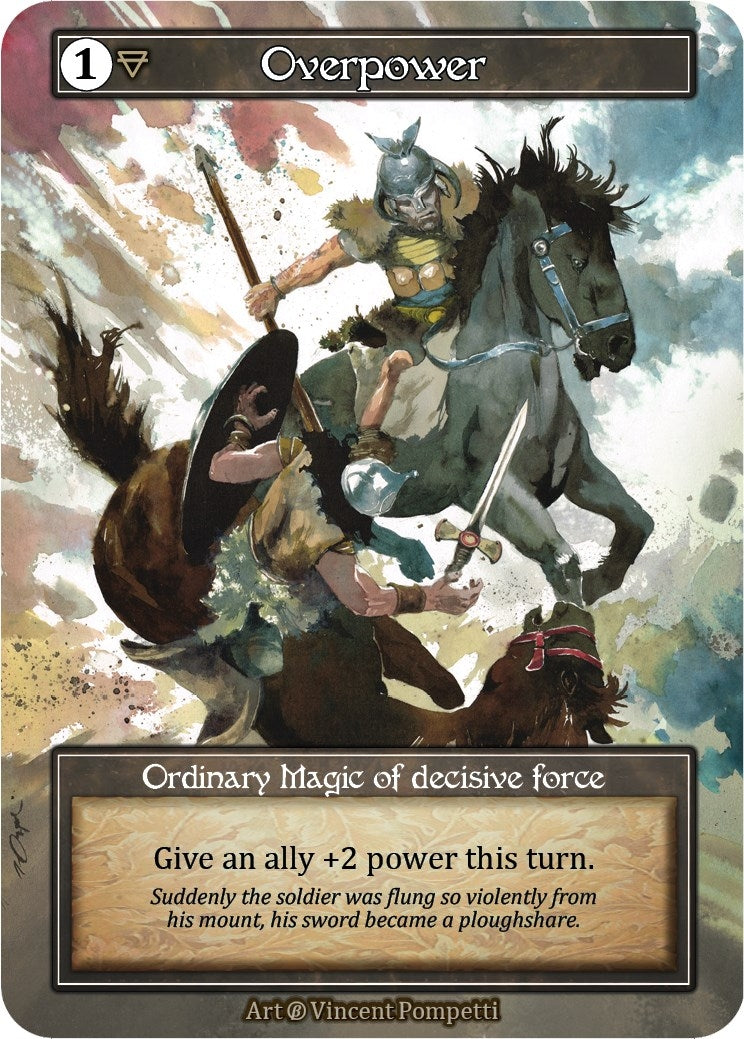 Image for Overpower (Foil) (Beta) - Sorcery: Contested Realm