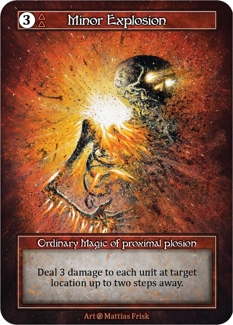Image for Minor Explosion (Foil) (Beta) - Sorcery: Contested Realm
