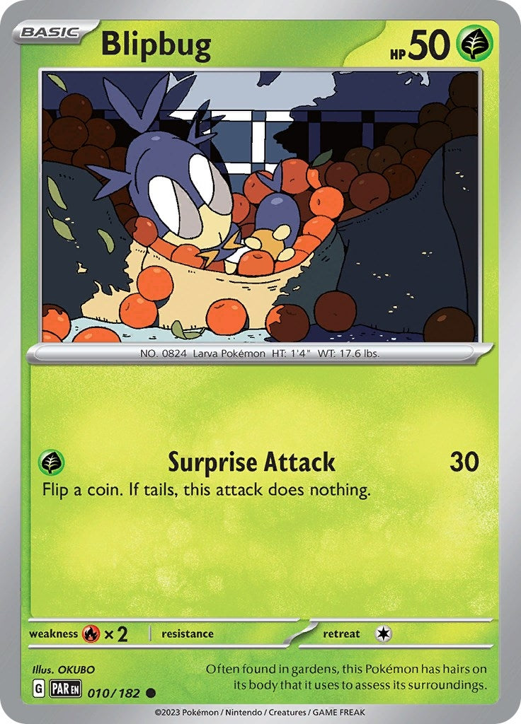 Image for Blipbug (SV04: Paradox Rift) (010/182) - Pokemon