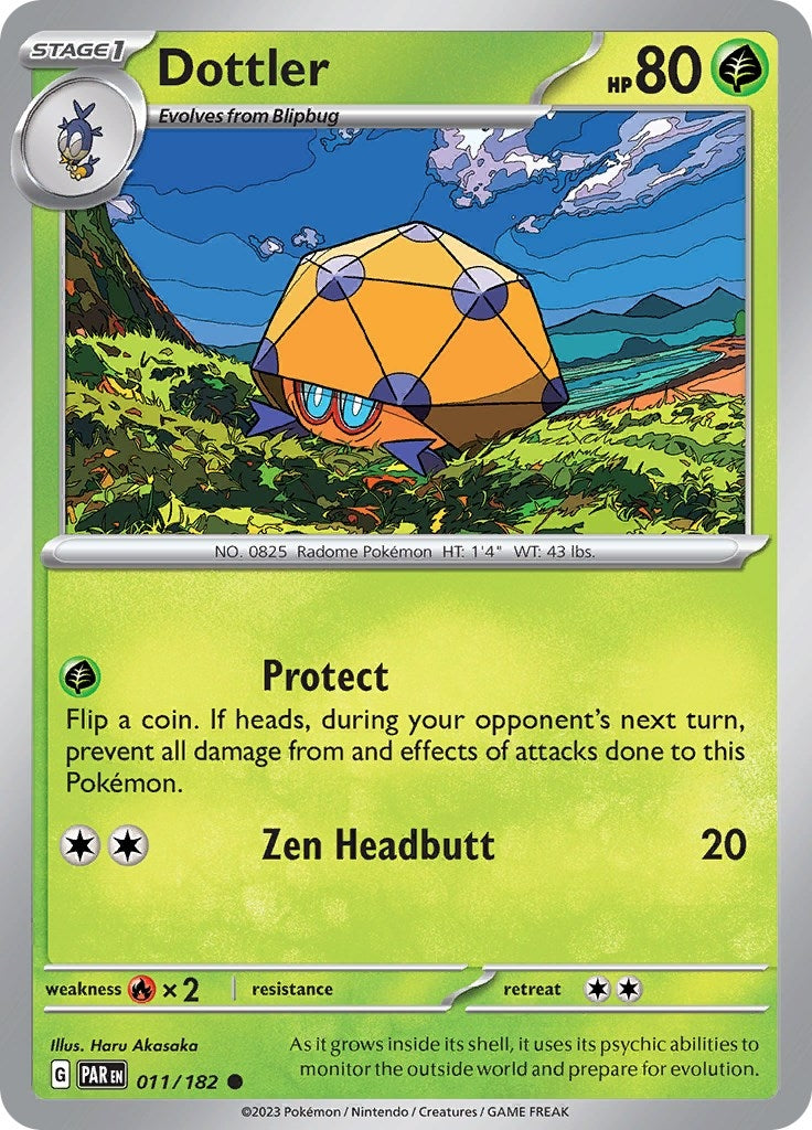 Image for Dottler (SV04: Paradox Rift) (011/182) - Pokemon