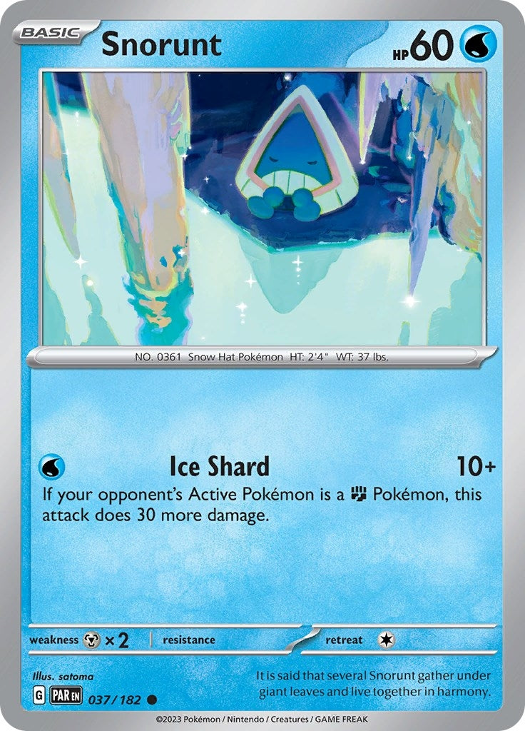 Image for Snorunt (SV04: Paradox Rift) (037/182) - Pokemon