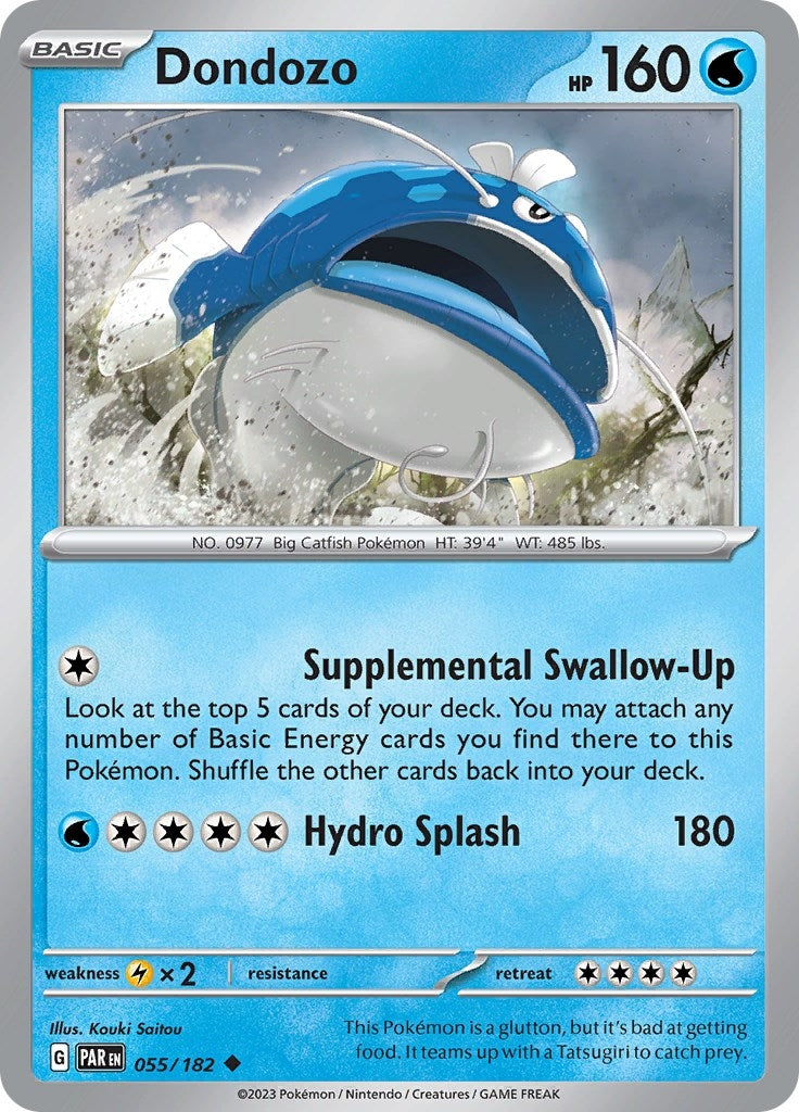 Image for Dondozo (SV04: Paradox Rift) (055/182) - Pokemon