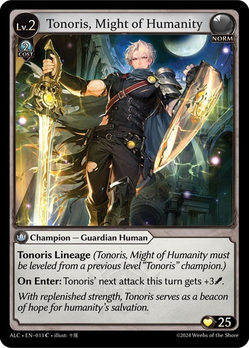Image for Tonoris, Might of Humanity (Alchemical Revolution) (013) - Grand Archive TCG