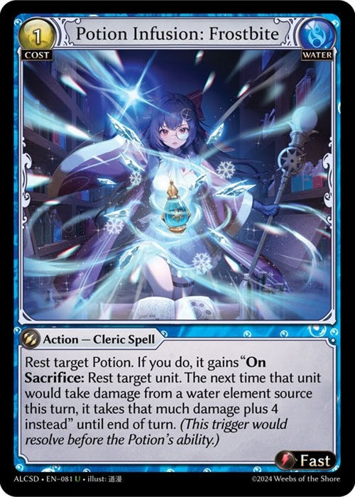 Image for Potion Infusion: Frostbite (Alchemical Revolution Starter Decks) (081) - Grand Archive TCG