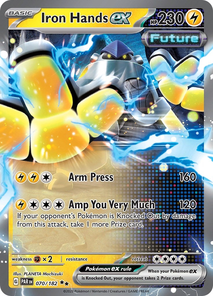 Image for Iron Hands ex (SV04: Paradox Rift) (070/182) - Pokemon