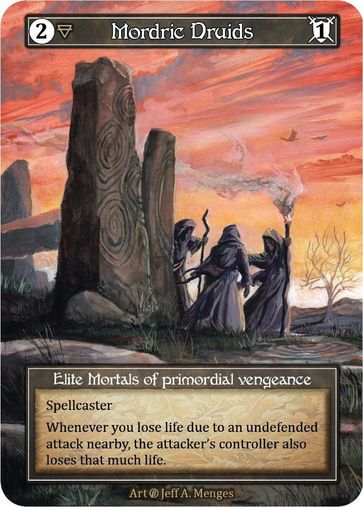 Image for Mordric Druids (Foil) (Beta) - Sorcery: Contested Realm