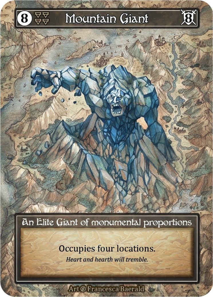 Image for Mountain Giant (Foil) (Beta) - Sorcery: Contested Realm