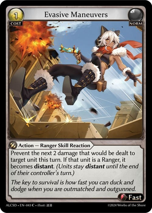 Image for Evasive Maneuvers (Alchemical Revolution Starter Decks) (043) - Grand Archive TCG