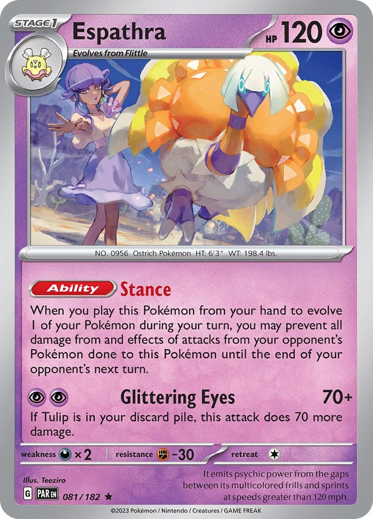 Image for Espathra (SV04: Paradox Rift) (081/182) - Pokemon