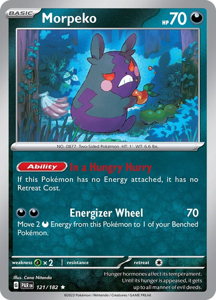 Image for Morpeko (SV04: Paradox Rift) (121/182) - Pokemon