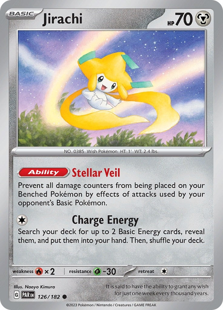 Image for Jirachi (SV04: Paradox Rift) (126/182) - Pokemon