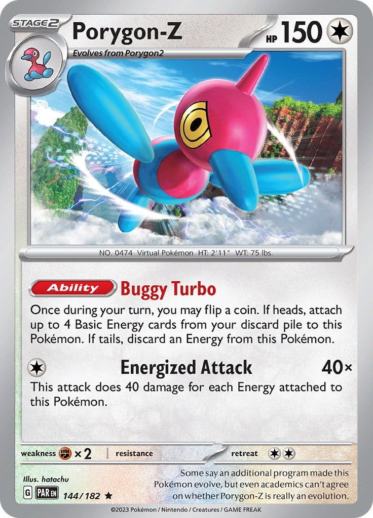 Image for Porygon-Z (SV04: Paradox Rift) (144/182) - Pokemon
