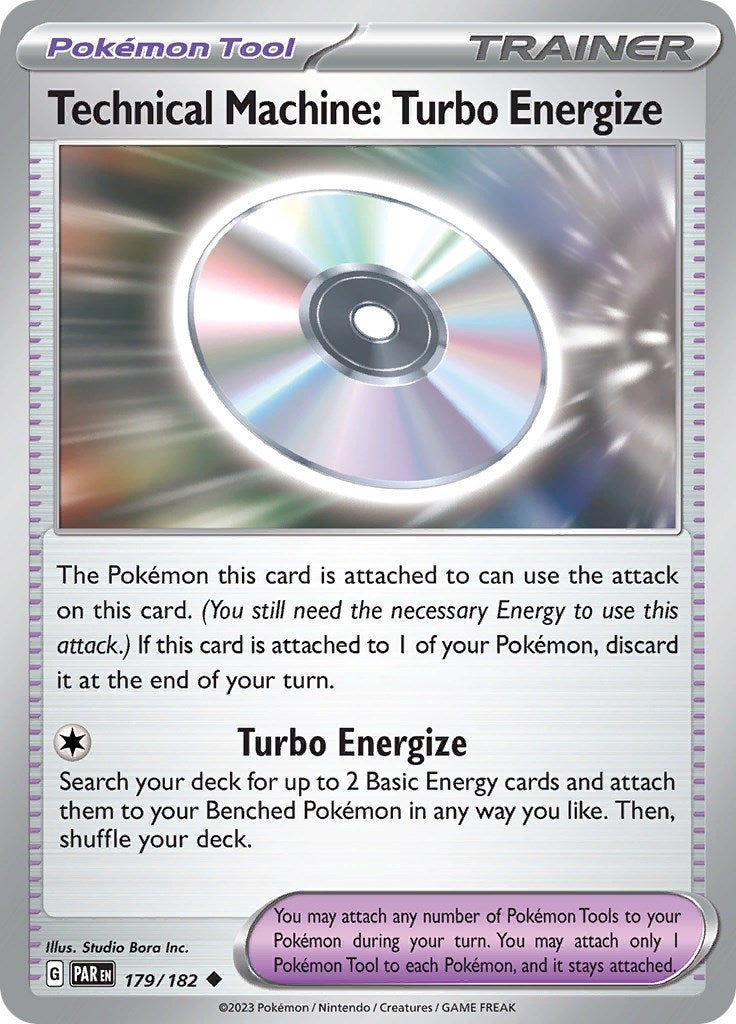 Image for Technical Machine: Turbo Energize (SV04: Paradox Rift) (179/182) - Pokemon