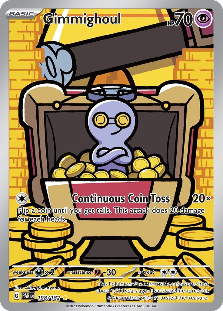 Image for Gimmighoul (SV04: Paradox Rift) (198/182) - Pokemon