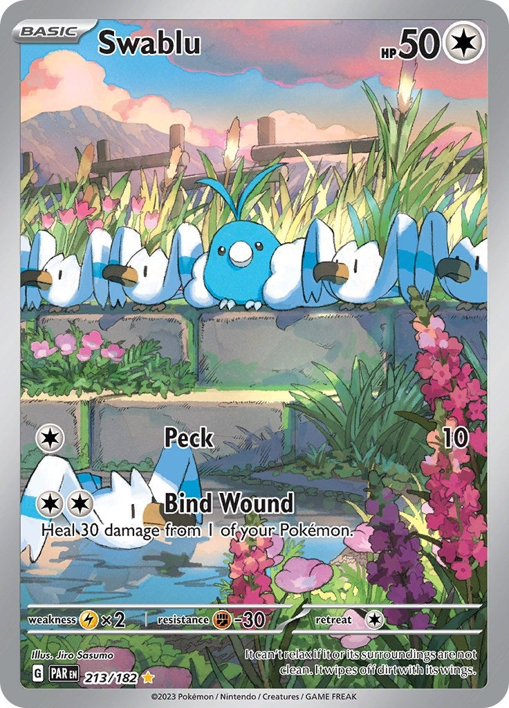 Image for Swablu (SV04: Paradox Rift) (213/182) - Pokemon