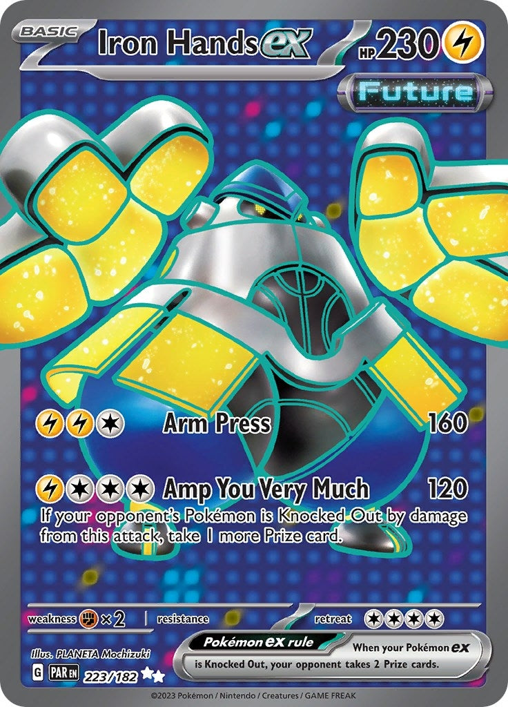 Image for Iron Hands ex (SV04: Paradox Rift) (223/182) - Pokemon