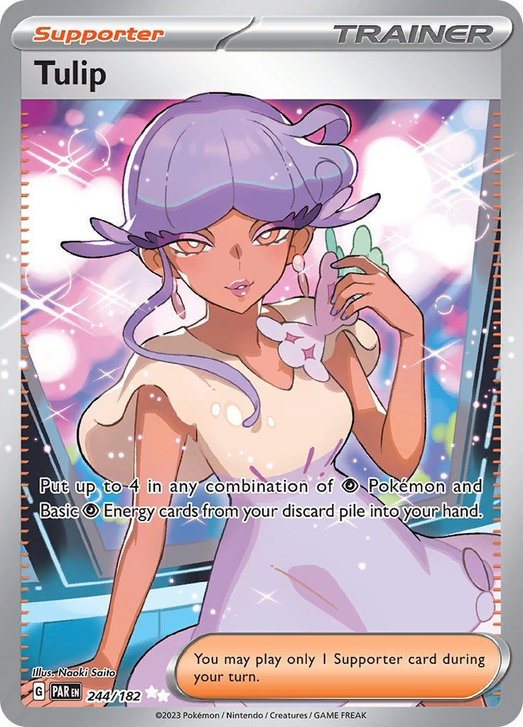 Image for Tulip (SV04: Paradox Rift) (244/182) - Pokemon