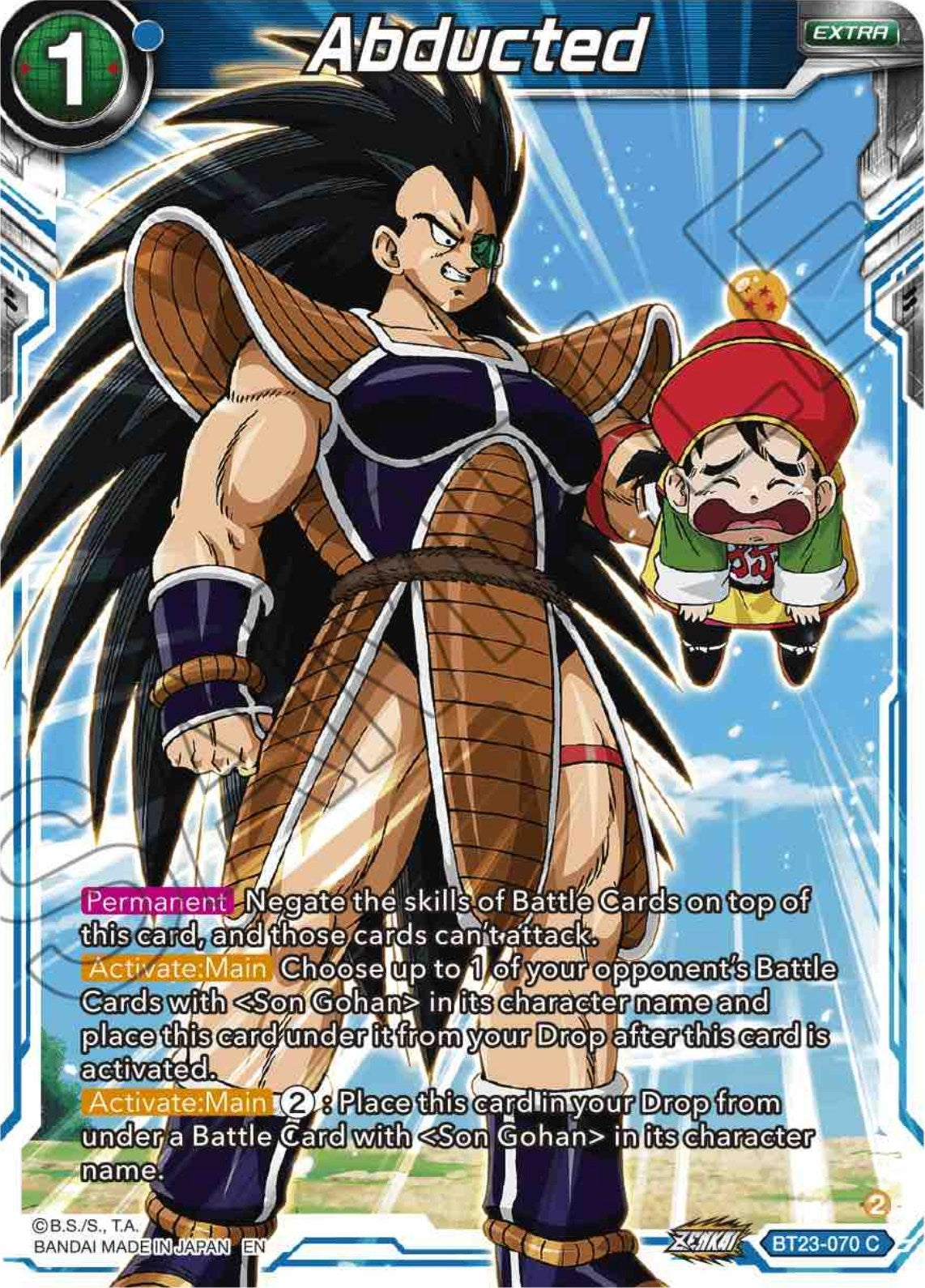 Image for Abducted (Perfect Combination) (BT23-070) - Dragon Ball Super: Masters