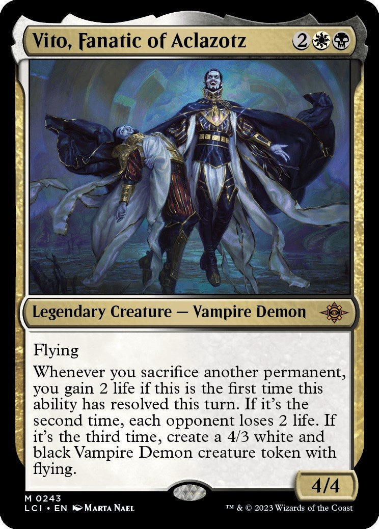 Image for Vito, Fanatic of Aclazotz (The Lost Caverns of Ixalan) (243) - Magic: The Gathering