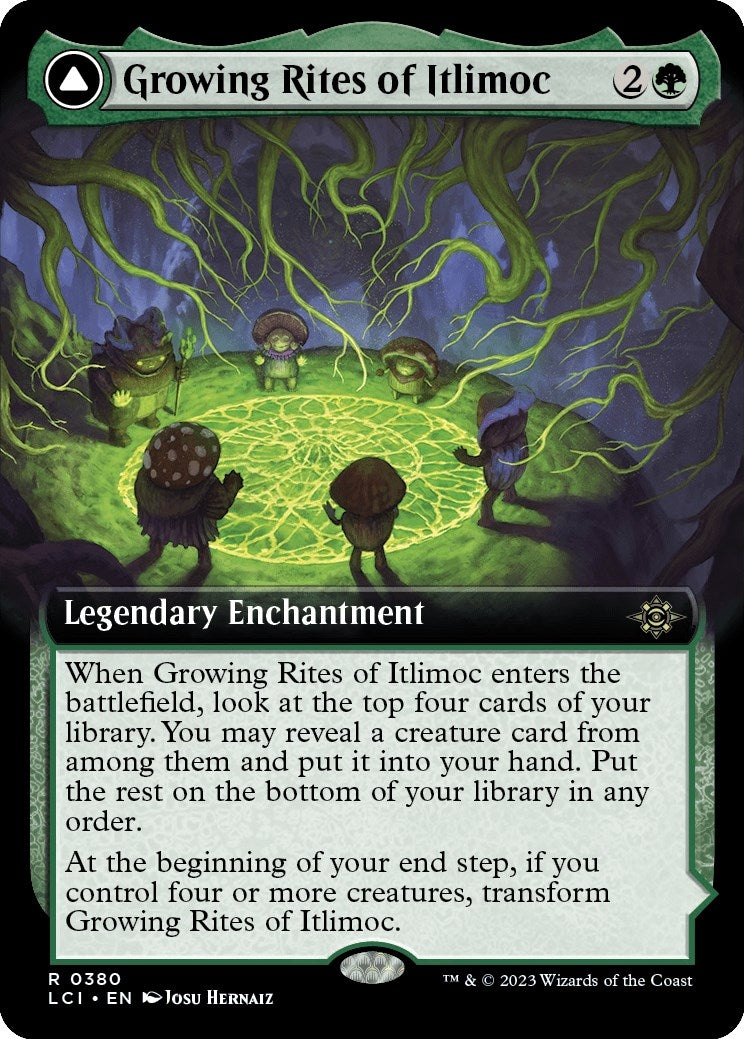 Image for Growing Rites of Itlimoc (Extended Art) (The Lost Caverns of Ixalan) (380) - Magic: The Gathering