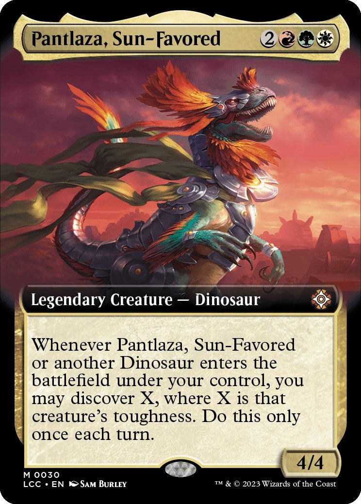 Image for Pantlaza, Sun-Favored (Extended Art) (Commander: The Lost Caverns of Ixalan) (30) - Magic: The Gathering