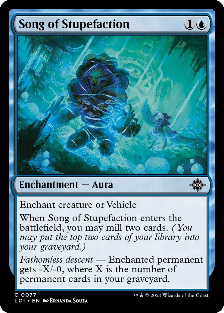 Image for Song of Stupefaction (The Lost Caverns of Ixalan) (77) - Magic: The Gathering