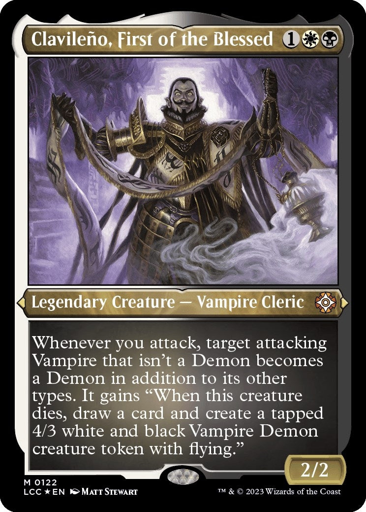 Image for Clavileno, First of the Blessed (Display Commander) - Thick Stock (Commander: The Lost Caverns of Ixalan) (122) - Magic: The Gathering