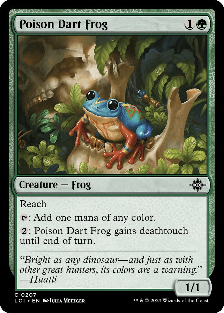 Image for Poison Dart Frog (The Lost Caverns of Ixalan) (207) - Magic: The Gathering