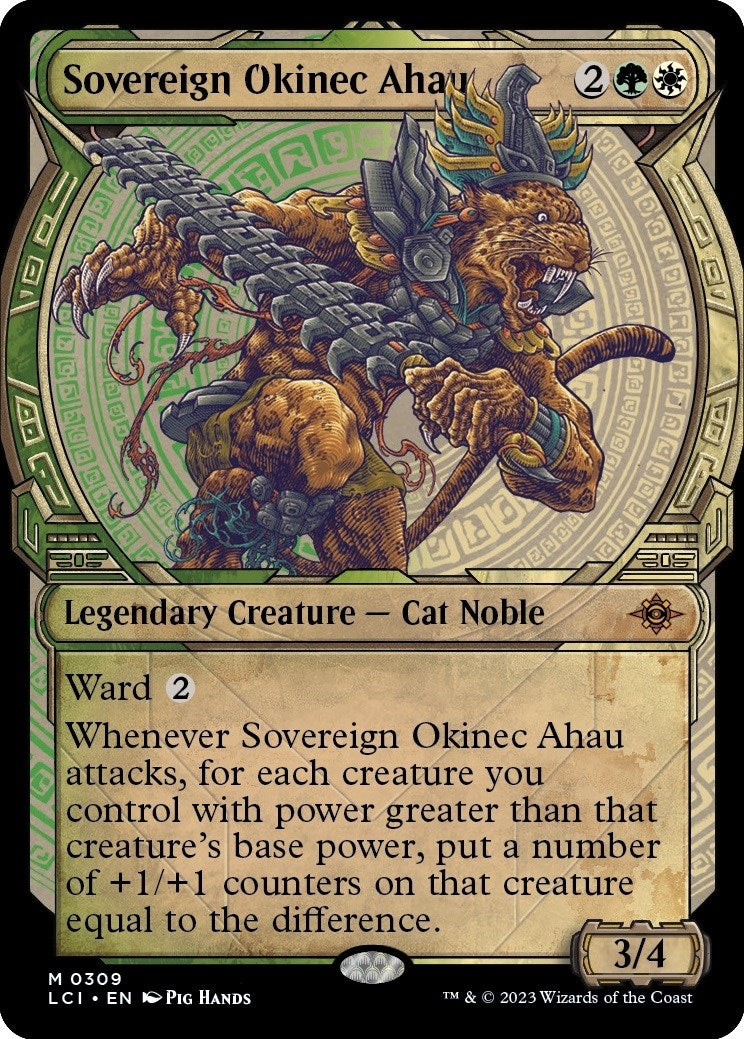 Image for Sovereign Okinec Ahau (Showcase) (The Lost Caverns of Ixalan) (309) - Magic: The Gathering
