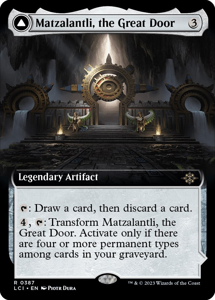 Image for Matzalantli, the Great Door (Extended Art) (The Lost Caverns of Ixalan) (387) - Magic: The Gathering