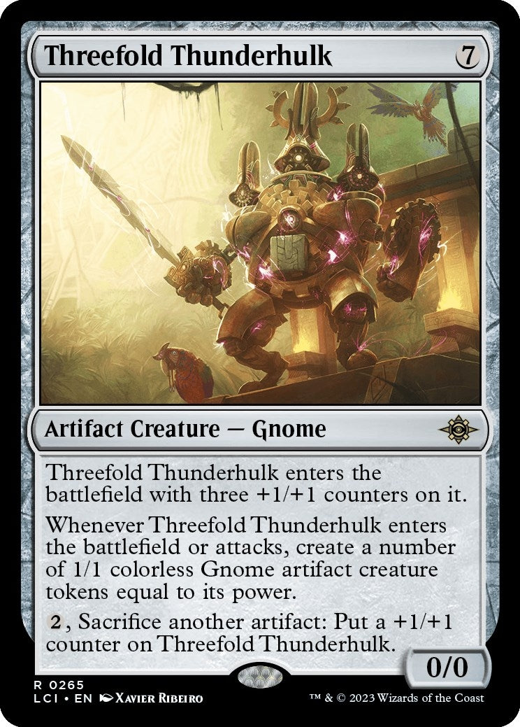 Image for Threefold Thunderhulk (The Lost Caverns of Ixalan) (265) - Magic: The Gathering