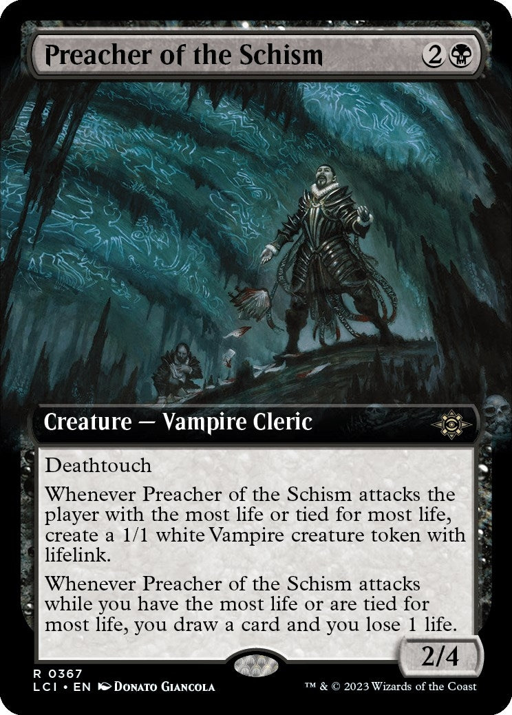 Image for Preacher of the Schism (Extended Art) (The Lost Caverns of Ixalan) (367) - Magic: The Gathering