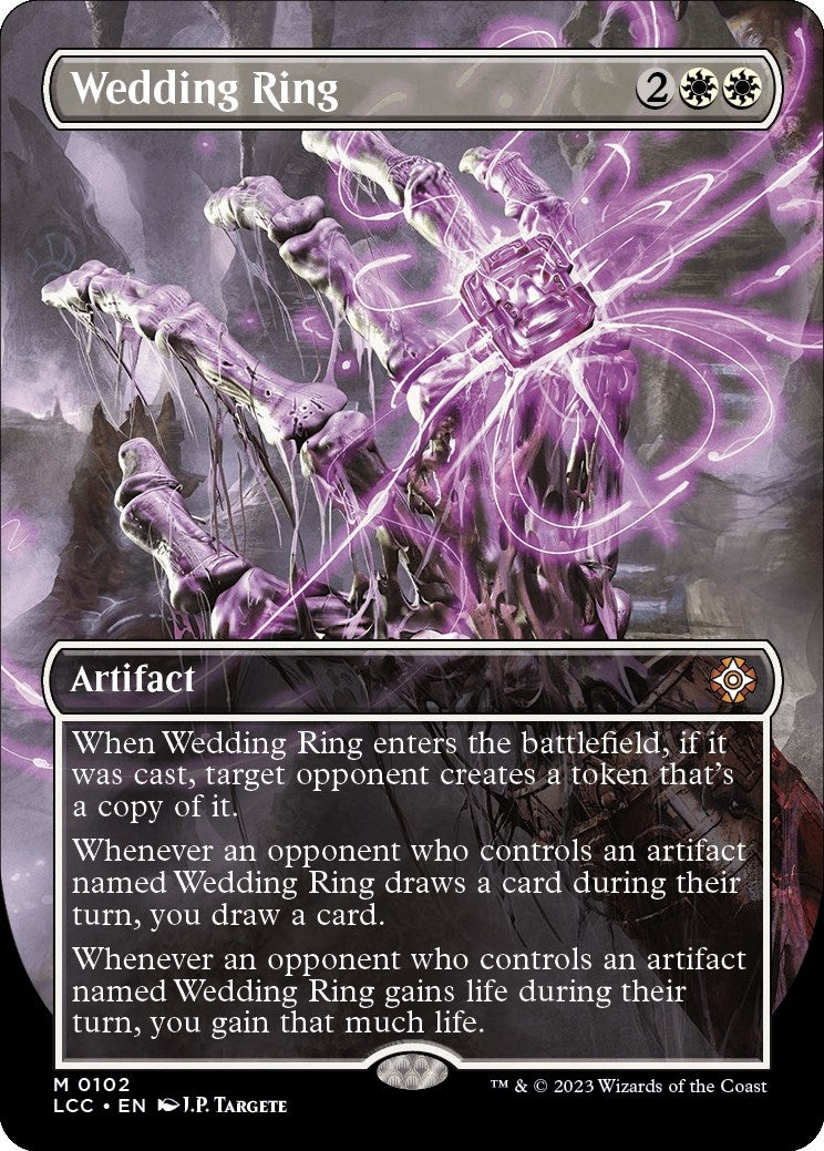 Image for Wedding Ring (Borderless) (Commander: The Lost Caverns of Ixalan) (102) - Magic: The Gathering